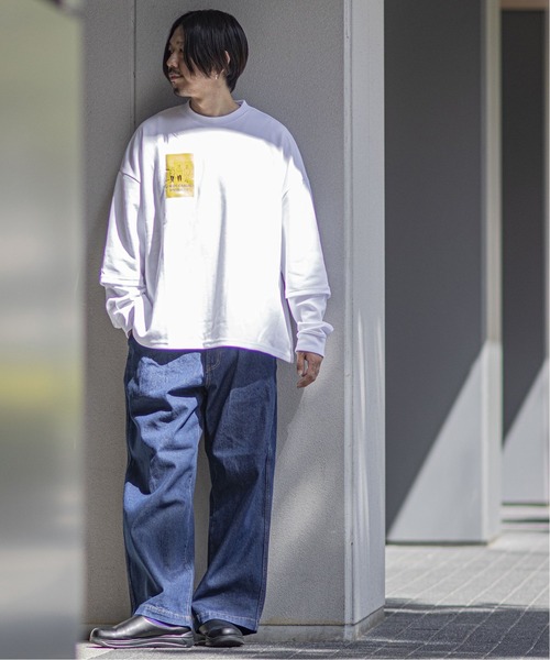 WC]DAD ワイドデニムパンツ（デニムパンツ）｜B.C STOCK（ベーセー