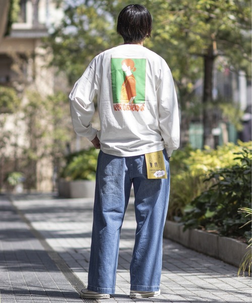 B.C STOCK（ベーセーストック）の「[WC]DAD ワイドデニムパンツ（デニムパンツ・メンズ・ネイビー/ブルー系その他・LARGE/MEDIUM/SMALL）」の18枚目の写真