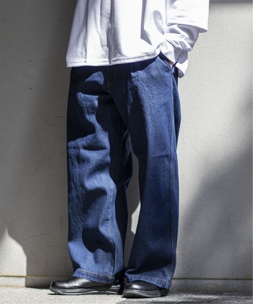 WC]DAD ワイドデニムパンツ（デニムパンツ）｜B.C STOCK（ベー