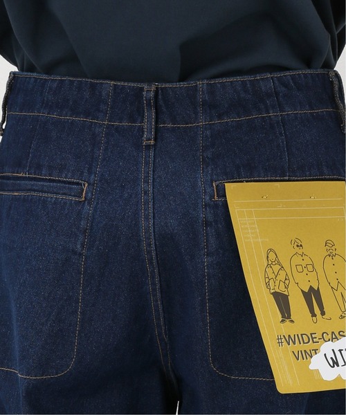 B.C STOCK（ベーセーストック）の「[WC]DAD ワイドデニムパンツ（デニムパンツ・メンズ・ネイビー/ブルー系その他・LARGE/MEDIUM/SMALL）」の9枚目の写真