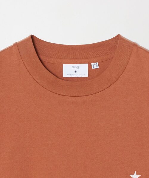 CONVERSE TOKYO（コンバーストウキョウ）の「ロゴスピンドルTシャツ（Tシャツ/カットソー・メンズ・ホワイト/ブラック/テラコッタ・MEDIUM/LARGE/SMALL）」の13枚目の写真
