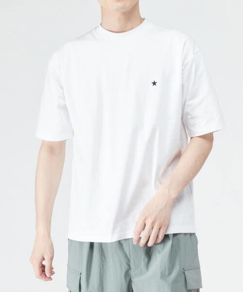 CONVERSE TOKYO（コンバーストウキョウ）の「ロゴスピンドルTシャツ（Tシャツ/カットソー・メンズ・ホワイト/ブラック/テラコッタ・MEDIUM/LARGE/SMALL）」の8枚目の写真