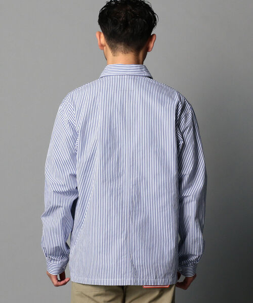 GLOSTER(グロスター)の「シャツカバーオール(カバーオール・メンズ・ホワイト系その他4/キャメル/ネイビー・S/M/L)」の8枚目の写真