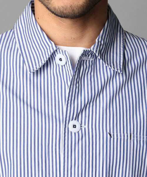 GLOSTER(グロスター)の「シャツカバーオール(カバーオール・メンズ・ホワイト系その他4/キャメル/ネイビー・S/M/L)」の11枚目の写真