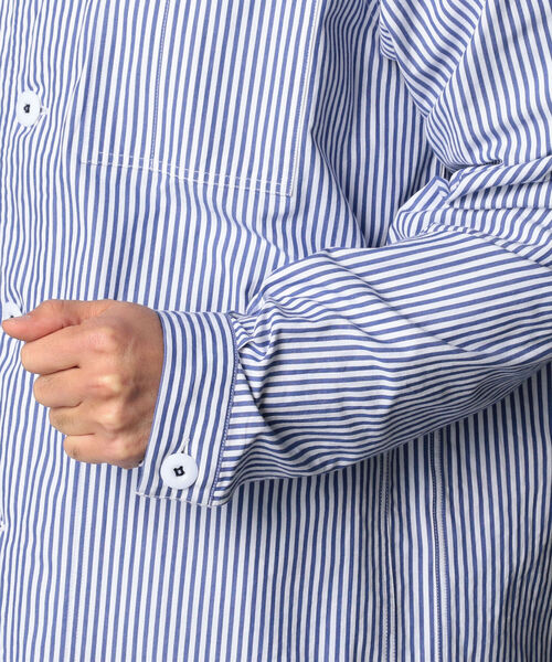 GLOSTER(グロスター)の「シャツカバーオール(カバーオール・メンズ・ホワイト系その他4/キャメル/ネイビー・S/M/L)」の14枚目の写真