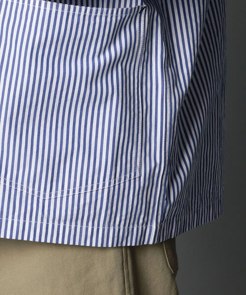 GLOSTER(グロスター)の「シャツカバーオール(カバーオール・メンズ・ホワイト系その他4/キャメル/ネイビー・S/M/L)」の9枚目の写真