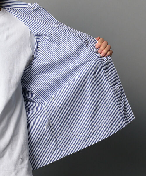 GLOSTER(グロスター)の「シャツカバーオール(カバーオール・メンズ・ホワイト系その他4/キャメル/ネイビー・S/M/L)」の12枚目の写真