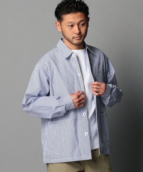 GLOSTER(グロスター)の「シャツカバーオール(カバーオール・メンズ・ホワイト系その他4/キャメル/ネイビー・S/M/L)」の20枚目の写真