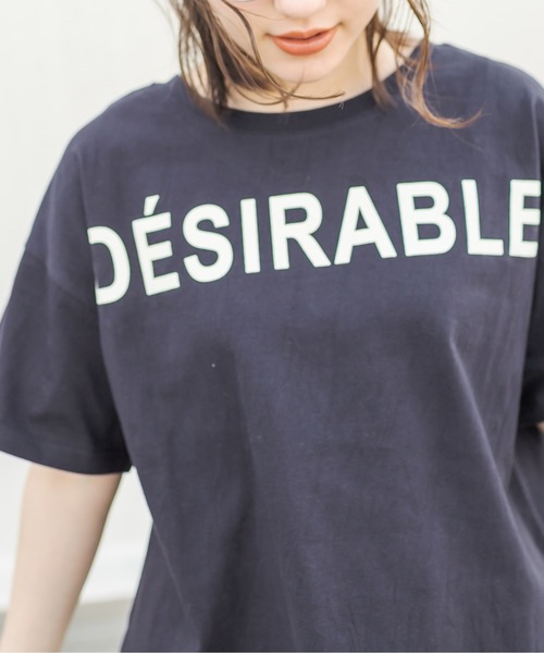 OLIVE des OLIVE（オリーブデオリーブ）の「Reiwa後ろレースアップアソートT（Tシャツ/カットソー・レディース・グレイッシュベージュ/サックスブルー/オフホワイト/ネイビー/ブルー系その他/ピンク系その他・FREE）」の4枚目の写真