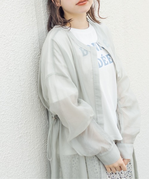 OLIVE des OLIVE（オリーブデオリーブ）の「Reiwa後ろレースアップアソートT（Tシャツ/カットソー・レディース・グレイッシュベージュ/サックスブルー/オフホワイト/ネイビー/ブルー系その他/ピンク系その他・FREE）」の13枚目の写真