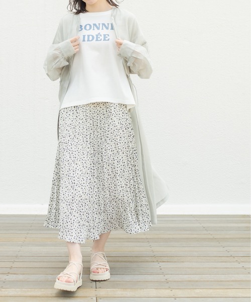 OLIVE des OLIVE（オリーブデオリーブ）の「Reiwa後ろレースアップアソートT（Tシャツ/カットソー・レディース・グレイッシュベージュ/サックスブルー/オフホワイト/ネイビー/ブルー系その他/ピンク系その他・FREE）」の8枚目の写真