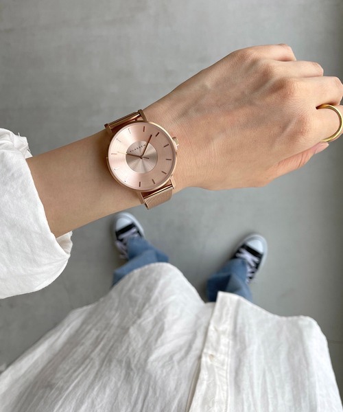 CANAL JEAN（キャナルジーン）の「KLASSE14(クラスフォーティーン) "VOLARE RoseGold collection"腕時計（アナログ腕時計・レディース・ピンクゴールド・ONE SIZE）」の5枚目の写真