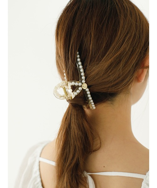 SLURR（スラ―）の「パールバンス（バレッタ/ヘアクリップ・レディース・クリア・FREE）」の3枚目の写真