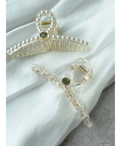 SLURR（スラ―）の「パールバンス（バレッタ/ヘアクリップ・レディース・クリア・FREE）」の4枚目の写真