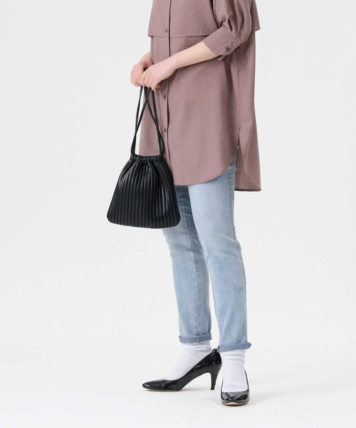 RAG MACHINE（ラグマシーン）の「【接触冷感】【RAG MACHINE】「nobee」 楽伸びSUMMERデニムパンツ（デニムパンツ・レディース・ダークインディゴブルー/ライトインディゴブルー/ノンウォッシュ・S/L/M/XS）」の3枚目の写真