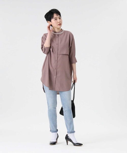 RAG MACHINE（ラグマシーン）の「【接触冷感】【RAG MACHINE】「nobee」 楽伸びSUMMERデニムパンツ（デニムパンツ・レディース・ダークインディゴブルー/ライトインディゴブルー/ノンウォッシュ・S/L/M/XS）」の13枚目の写真