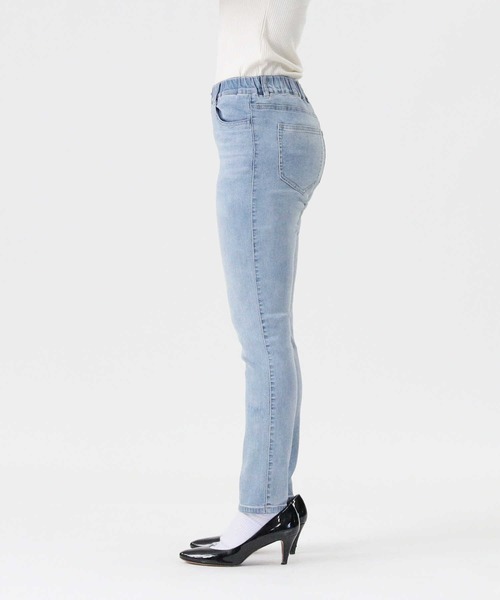 RAG MACHINE（ラグマシーン）の「【接触冷感】【RAG MACHINE】「nobee」 楽伸びSUMMERデニムパンツ（デニムパンツ・レディース・ダークインディゴブルー/ライトインディゴブルー/ノンウォッシュ・S/L/M/XS）」の15枚目の写真