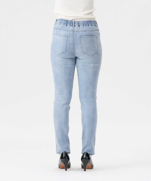 RAG MACHINE（ラグマシーン）の「【接触冷感】【RAG MACHINE】「nobee」 楽伸びSUMMERデニムパンツ（デニムパンツ・レディース・ダークインディゴブルー/ライトインディゴブルー/ノンウォッシュ・S/L/M/XS）」の16枚目の写真