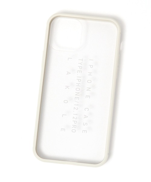 LAKOLE（ラコレ）の「ニュアンスカラーマットフレームiPhoneケース / 949181（スマホケース/カバー・レディース・グレー/ピンク/ネイビー/グリーン/アイボリー/ブルー/チャコール・X-SMALL/SMALL/MEDIUM）」の4枚目の写真