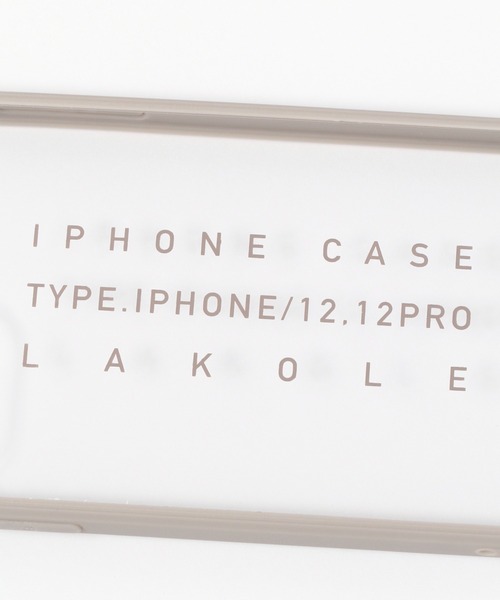 LAKOLE（ラコレ）の「ニュアンスカラーマットフレームiPhoneケース / 949181（スマホケース/カバー・レディース・グレー/ピンク/ネイビー/グリーン/アイボリー/ブルー/チャコール・X-SMALL/SMALL/MEDIUM）」の14枚目の写真