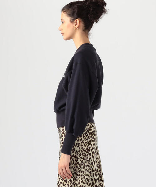 MACPHEE（マカフィー）の「コットン クルーネックプルオーバー（スウェット・レディース・ホワイト/ネイビー・S）」の6枚目の写真