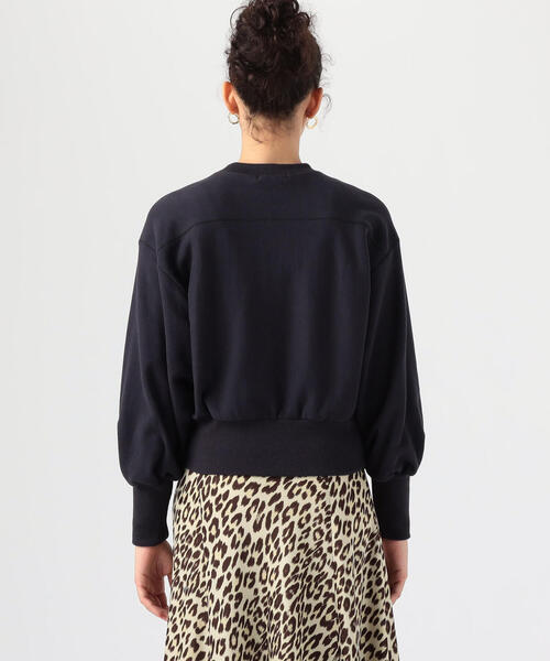 MACPHEE（マカフィー）の「コットン クルーネックプルオーバー（スウェット・レディース・ホワイト/ネイビー・S）」の7枚目の写真