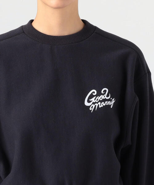 MACPHEE（マカフィー）の「コットン クルーネックプルオーバー（スウェット・レディース・ホワイト/ネイビー・S）」の9枚目の写真