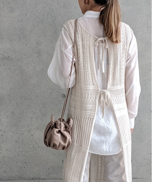 Per sist ence（パーシエンス）の「Per sist ence/パーシエンス　ブレイドハンドル2WAYミニショルダー（ショルダーバッグ・レディース・アイボリー/ブラック/モカ・FREE）」の15枚目の写真