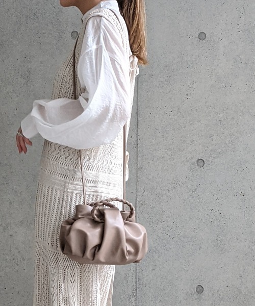 Per sist ence（パーシエンス）の「Per sist ence/パーシエンス　ブレイドハンドル2WAYミニショルダー（ショルダーバッグ・レディース・アイボリー/ブラック/モカ・FREE）」の14枚目の写真