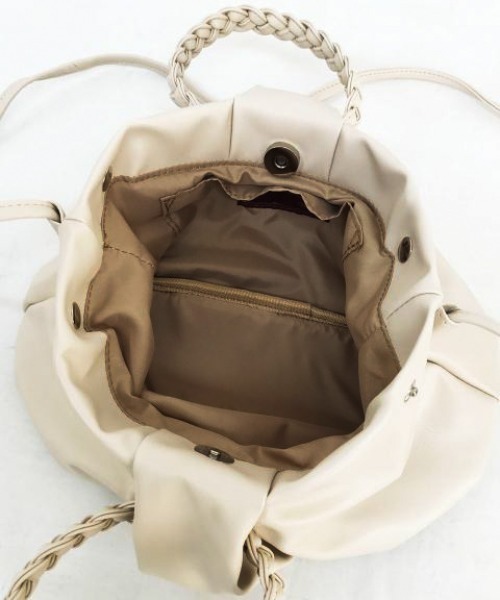 Per sist ence（パーシエンス）の「Per sist ence/パーシエンス　ブレイドハンドル2WAYミニショルダー（ショルダーバッグ・レディース・アイボリー/ブラック/モカ・FREE）」の18枚目の写真