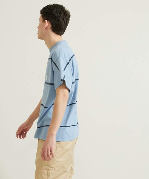 VALLIS by FACTOTUM（ヴァリスバイファクトタム）の「STUDIOUS別注 ボーダータイダイTee（Tシャツ/カットソー・メンズ・ホワイト/ピンク/ライム/イエロー/ブルー/ミント・MEDIUM/LARGE）」の21枚目の写真