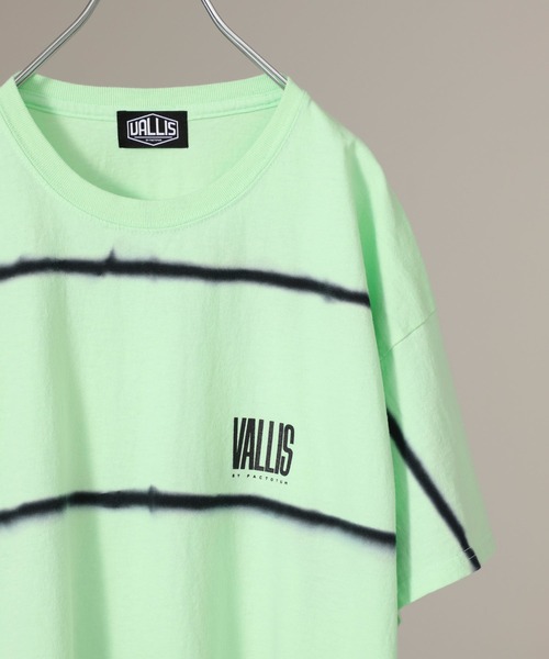 VALLIS by FACTOTUM（ヴァリスバイファクトタム）の「STUDIOUS別注 ボーダータイダイTee（Tシャツ/カットソー・メンズ・ホワイト/ピンク/ライム/イエロー/ブルー/ミント・MEDIUM/LARGE）」の17枚目の写真