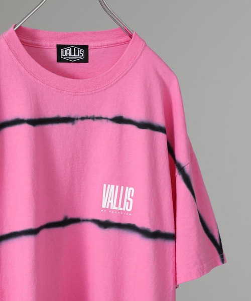 VALLIS by FACTOTUM（ヴァリスバイファクトタム）の「STUDIOUS別注 ボーダータイダイTee（Tシャツ/カットソー・メンズ・ホワイト/ピンク/ライム/イエロー/ブルー/ミント・MEDIUM/LARGE）」の12枚目の写真