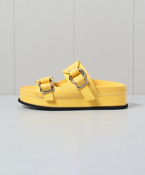 ＜3.1 Phillip Lim＞FREIDA DOUBLE BUCKLE PLATFORM SLIDES/サンダル.