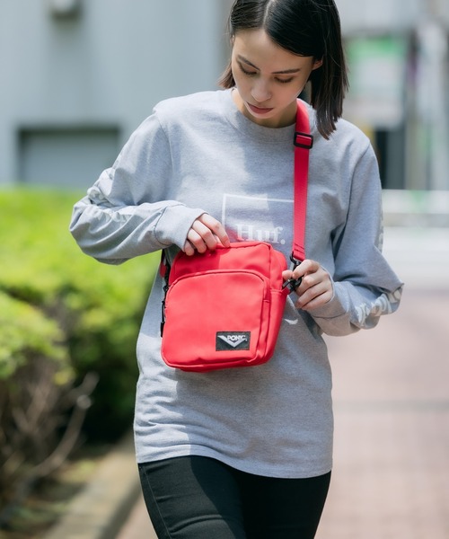 PONY（ポニー）の「PONY/ポニー SQUARE SHOULDER BAG ショルダーバッグ（ショルダーバッグ・メンズ・ブラック/レッド/キャメル・FREE）」の13枚目の写真