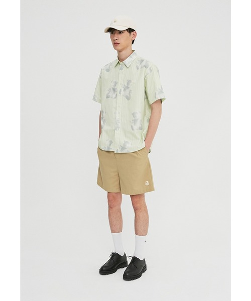 A PIECE OF CAKE（ピースオブケイク）の「『A PIECE OF CAKE/ピースオブケイク』Cloud Bear Half Shirts/総柄クマ 半袖シャツ（シャツ/ブラウス・レディース・ライトパープル/ライトブルー/ライトグリーン・M）」の6枚目の写真