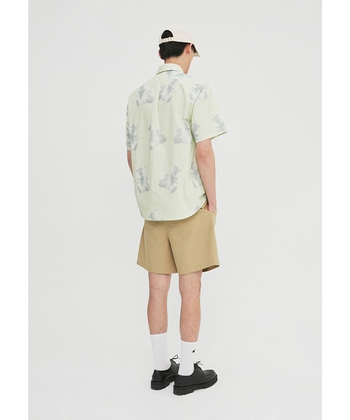 A PIECE OF CAKE（ピースオブケイク）の「『A PIECE OF CAKE/ピースオブケイク』Cloud Bear Half Shirts/総柄クマ 半袖シャツ（シャツ/ブラウス・レディース・ライトパープル/ライトブルー/ライトグリーン・M）」の7枚目の写真