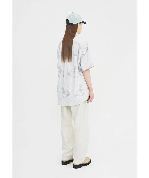 A PIECE OF CAKE（ピースオブケイク）の「『A PIECE OF CAKE/ピースオブケイク』Cloud Bear Half Shirts/総柄クマ 半袖シャツ（シャツ/ブラウス・レディース・ライトパープル/ライトブルー/ライトグリーン・M）」の11枚目の写真
