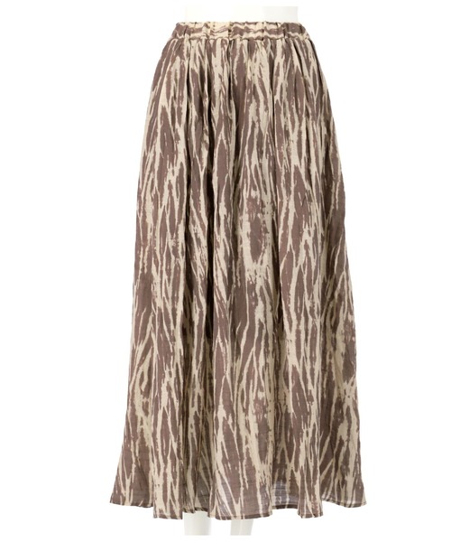 Alluge(アルージュ)の「ブラープリントスカート(スカート・レディース・ベージュ/モカ・FREE)」の12枚目の写真