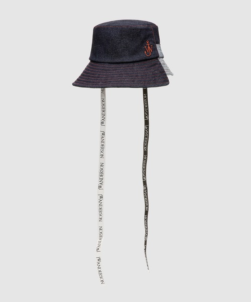 ［関税送料込] JW ANDERSON アシンメトリーバケットハット J．W．ANDERSON(ジョナサンウィリアムアンダーソン