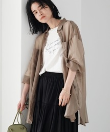 AMERICAN HOLIC | シアーゆるシャツチュニック(シャツ/ブラウス)