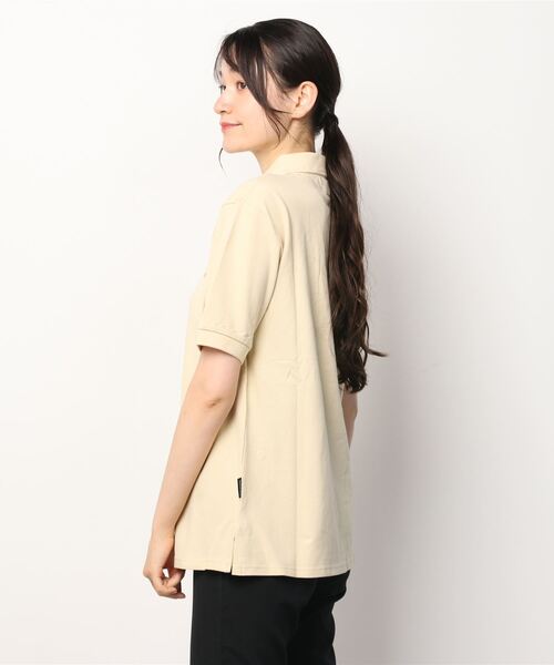 ODD STUDIO(オッドスタジオ)の「【ODD STUDIO】UNION BEAR PK POLO / オッドスタジオ ユニオン ベアー ピケ ポロシャツ(ポロシャツ・レディース・ホワイト/ブラック/グリーン/ライトベージュ・MEDIUM/LARGE)」の9枚目の写真