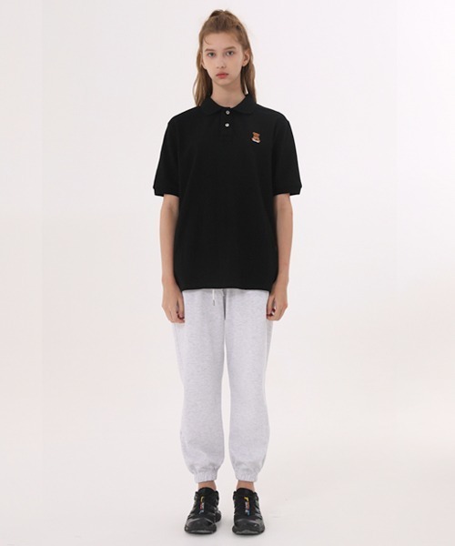 ODD STUDIO(オッドスタジオ)の「【ODD STUDIO】UNION BEAR PK POLO / オッドスタジオ ユニオン ベアー ピケ ポロシャツ(ポロシャツ・レディース・ホワイト/ブラック/グリーン/ライトベージュ・MEDIUM/LARGE)」の20枚目の写真