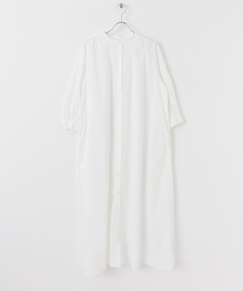 URBAN RESEARCH Sonny Label(アーバンリサーチサニーレーベル)の「ボタンアップボリュームスリーブワンピース(ワンピース・レディース・ブルー/オフホワイト/ブラック・FREE)」の10枚目の写真