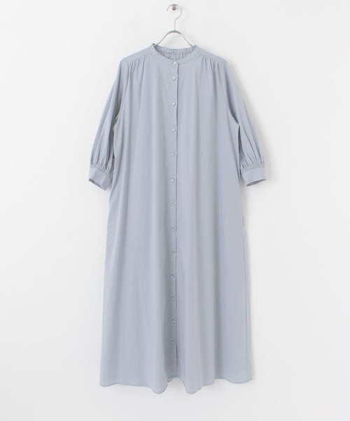 URBAN RESEARCH Sonny Label(アーバンリサーチサニーレーベル)の「ボタンアップボリュームスリーブワンピース(ワンピース・レディース・ブルー/オフホワイト/ブラック・FREE)」の18枚目の写真