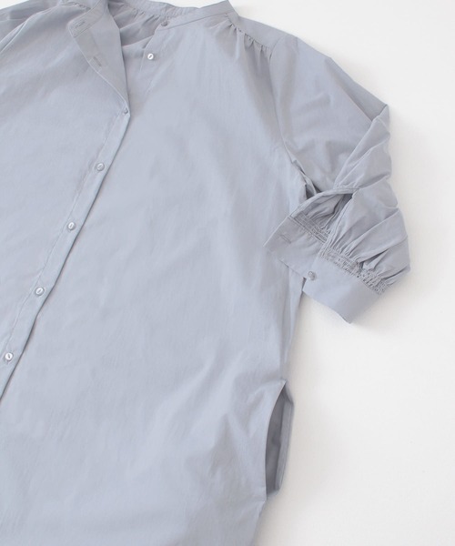 URBAN RESEARCH Sonny Label(アーバンリサーチサニーレーベル)の「ボタンアップボリュームスリーブワンピース(ワンピース・レディース・ブルー/オフホワイト/ブラック・FREE)」の22枚目の写真