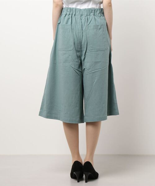 Samansa Mos2（サマンサ モスモス）の「半端丈ワイドパンツ（その他パンツ・レディース・キナリ/ダークブラウン/オレンジ/ミント/グレー・ﾌﾘ-）」の7枚目の写真