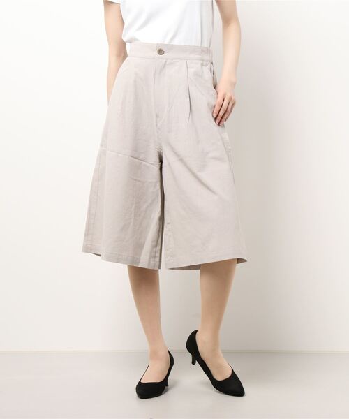 Samansa Mos2（サマンサ モスモス）の「半端丈ワイドパンツ（その他パンツ・レディース・キナリ/ダークブラウン/オレンジ/ミント/グレー・ﾌﾘ-）」の8枚目の写真