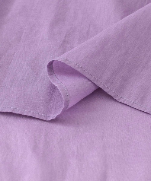 URBAN RESEARCH（アーバンリサーチ）の「ラミーコットンペザントブラウス（Tシャツ/カットソー・レディース・グリーン/オフホワイト/パープル・FREE）」の21枚目の写真