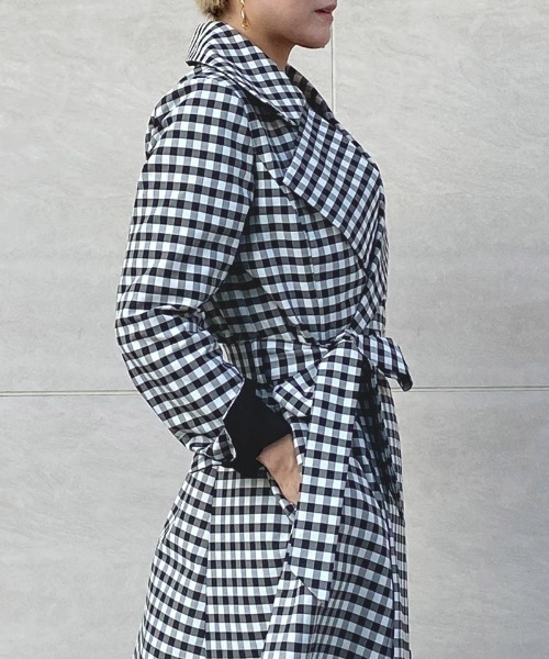 ライナー付き フレアトレンチコート（トレンチコート）｜JENNE